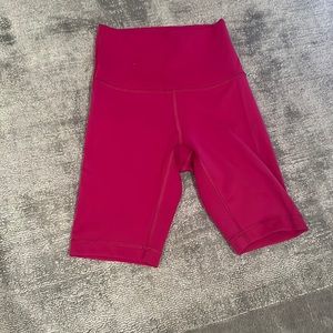 LuluLemon - Hot Pink Biker Short